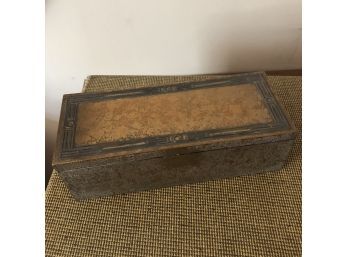 Metal Box With Wood Insert