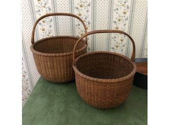 Pair Of Nantucket Lightship Baskets
