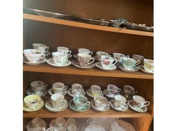 Lot Of 24 Teacups & Saucers