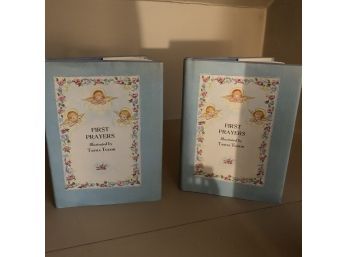 Pair Of 'First Prayers' Baby Books