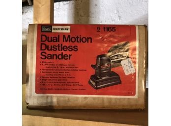Craftsman Dual Motion Dustless Sander