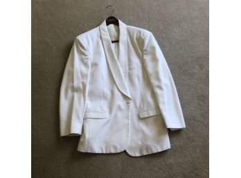 Men's White Suit Coat
