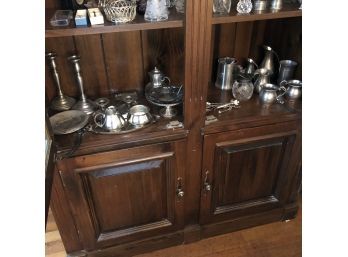 China Cabinet Lot: Vintage Pewter Pieces