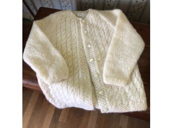 Vintage Women's Mohair Cardigan Sweater