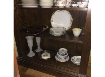 Dish Shelf Lot: Noritake, Wedgewood And Others