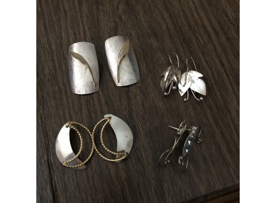 Collection Of Sterling Silver Earrings