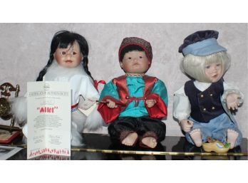 5 - Miki Dolls With Certificate Of Authenticity