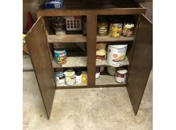 Cabinet With Contents (Garage)