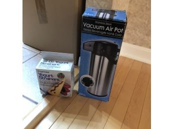 Vacuum Air Pot And Yogurt Strainers