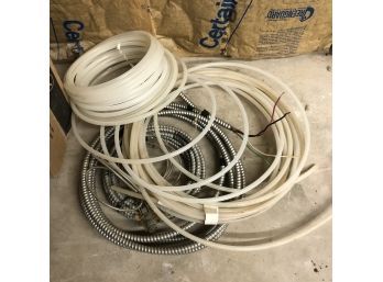 Tubing Lot: Plastic And Metal Coil