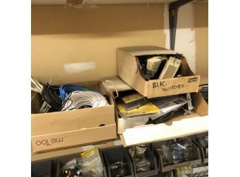 Wires And Switches Shelf Lot
