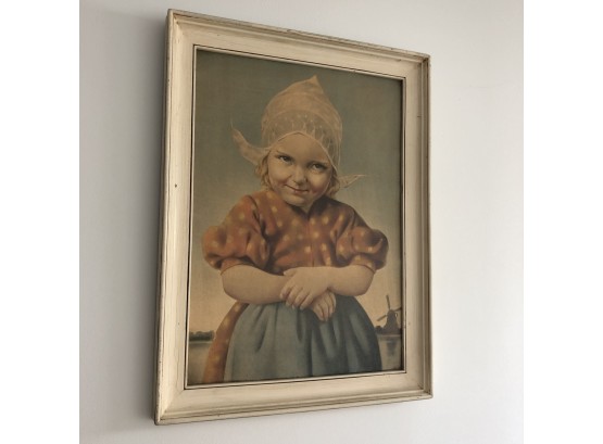 Dutch Girl By Preyer, Reofect Painting