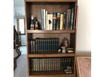 Bookshelf With Reference Books