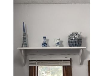 Ceramic Lot On A Shelf