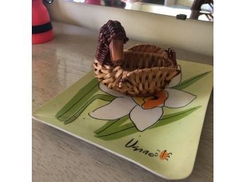 Mini Duck Basket And Small Tray