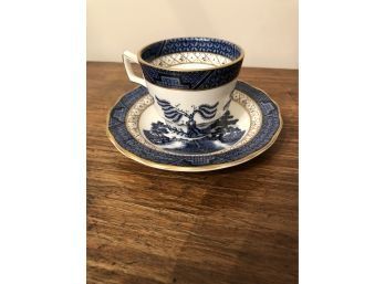 Royal Doulton Booths 'Real Old Willow' Tea Cup And Saucer