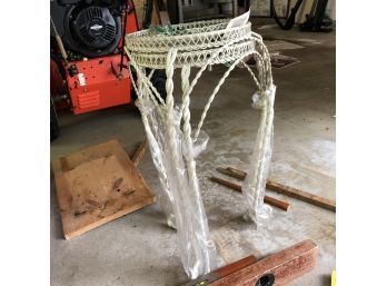 Pair Of Metal Wire Plant Stands