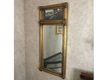 Gold Framed Rectangular Mirror