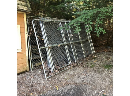 Set Of Two 10x10 Chain-link Kennel Units With Doors