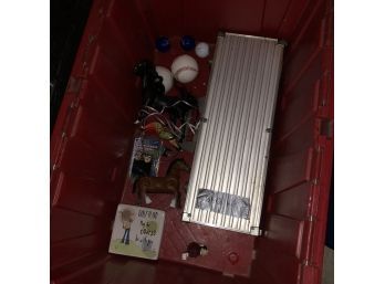 Red Box Lot: Incl BBQ Kit, Golf Balls, Baseballs