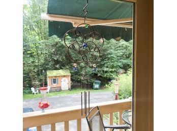 Decorative Chimes With Metal Flower
