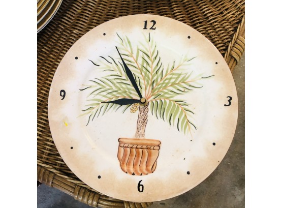 American Atelier At Home Palm Tree Clock
