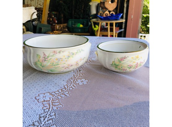 Pair Of Italian Earthenware Bowls