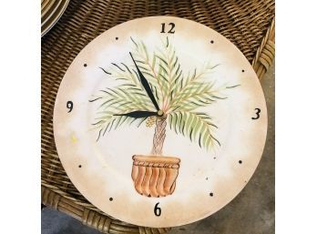American Atelier At Home Palm Tree Clock