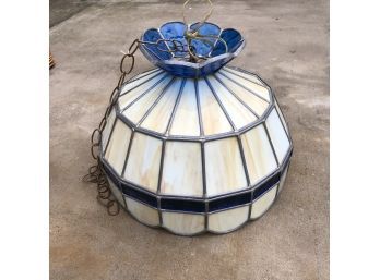 Hanging Stained Glass Lamp