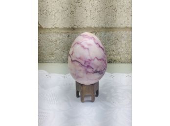 Marble Egg With Stand