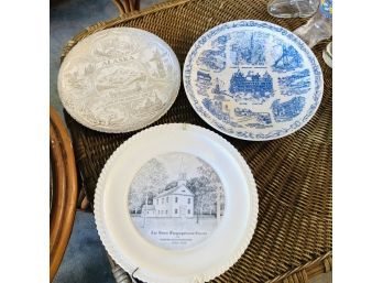 Trio Of Vintage Plates
