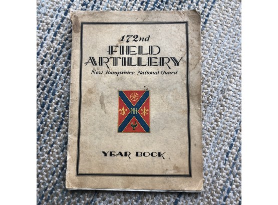 172nd Field Artillery NH National Guard Yearbook