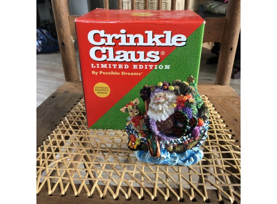 Crinkle Claus 'Christmas Expedition' Figure With Box