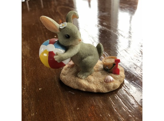 Fitz & Floyd Charming Tails 'Beach Bunnie' Rabbit Figure