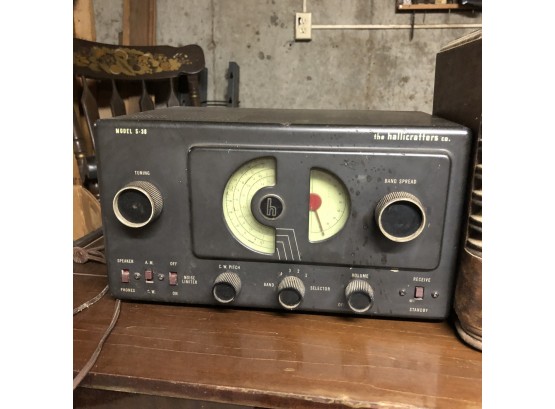 The Hallicrafters Co. Radio Model S-38 Communications Receiver