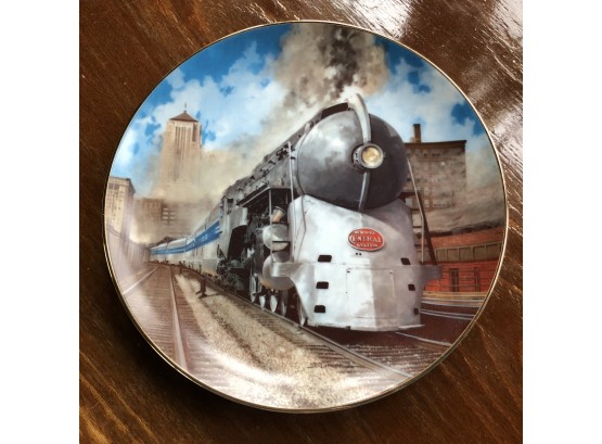 'The Silver Bullet' Collector Plate By J.B. Deneen Classic American Trains