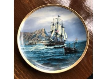 Tom Freeman America's Greatest Sailing Ships Plate Collection 'USS Constitution'