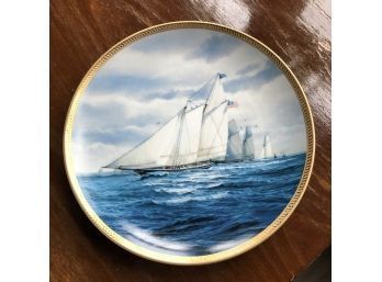 Tom Freeman America's Greatest Sailing Ships Plate Collection 'America'
