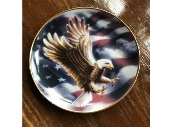Franklin Mint Limited Edition The American Eagle Collector Plate By Ronald Van Ruyckevelt