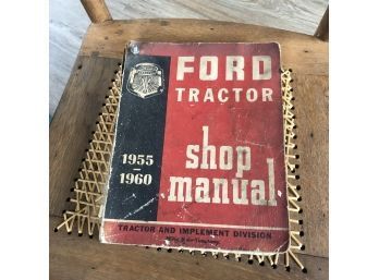 Vintage 1955-1960 Ford Tractor Shop Manual