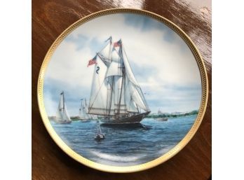 Tom Freeman America's Greatest Sailing Ships Plate Collection 'Gertrude L. Thebaud'