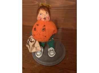1989 Annalee Pumpkin Doll