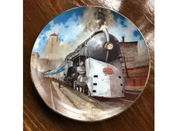 'The Silver Bullet' Collector Plate By J.B. Deneen Classic American Trains