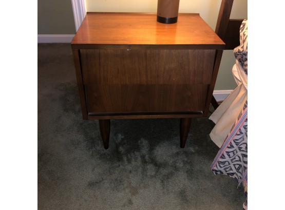 Vintage Nightstand With Two Drawers No. 2