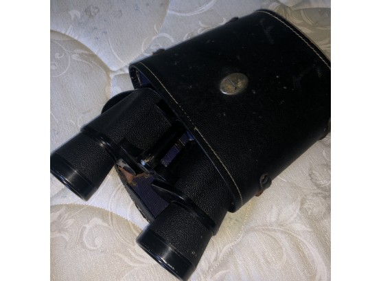 Vintage Tasco Model No. 36 7x50 Binoculars With Case