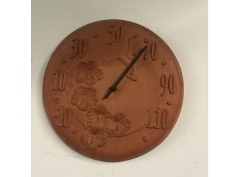 Terra Cotta Wall Thermometer