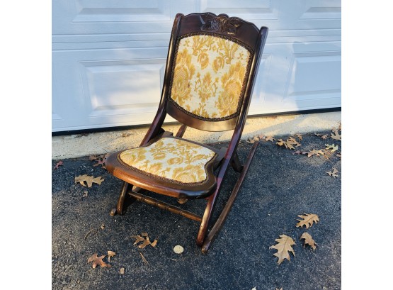 Vintage Folding Rocking Chair