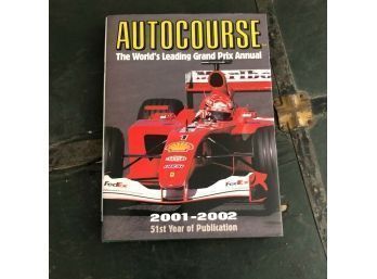 Autocourse Hardcover Book 2001-2002 Grand Prix Annual