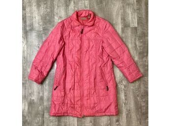 I.E. Relaxed - Women's Quilted Coat - Pink - Size Large