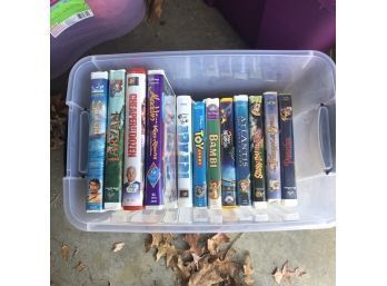 VHS Bin Lot: Disney And Others